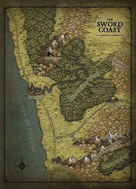 Map of The Sword Coast